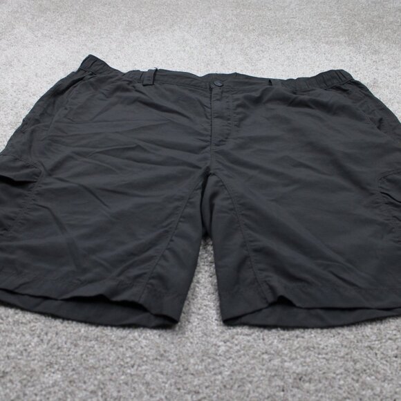 The North Face Ajdm Horizon Peak Shorts Mens 2XL XXL Gray Cargo Nylon 10" inseam - Picture 2 of 13